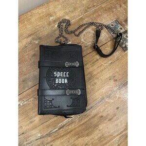 Spirit Halloween Book of Spells Crossbody Purse Handbag Goth Witch Mystical